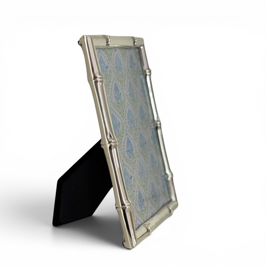 Silver Bamboo Photo Frame | 4×6” | Maison Fleur Chloé