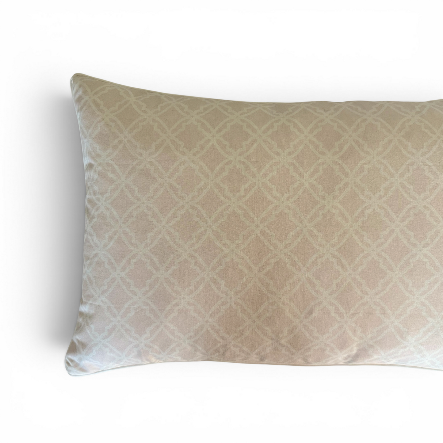 40 x 60cm Pink Lattice Cushion Cover