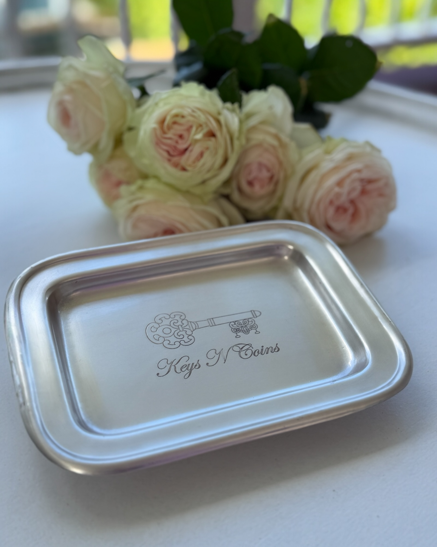 The Atelier Essentials Tray | Pewter & Gold