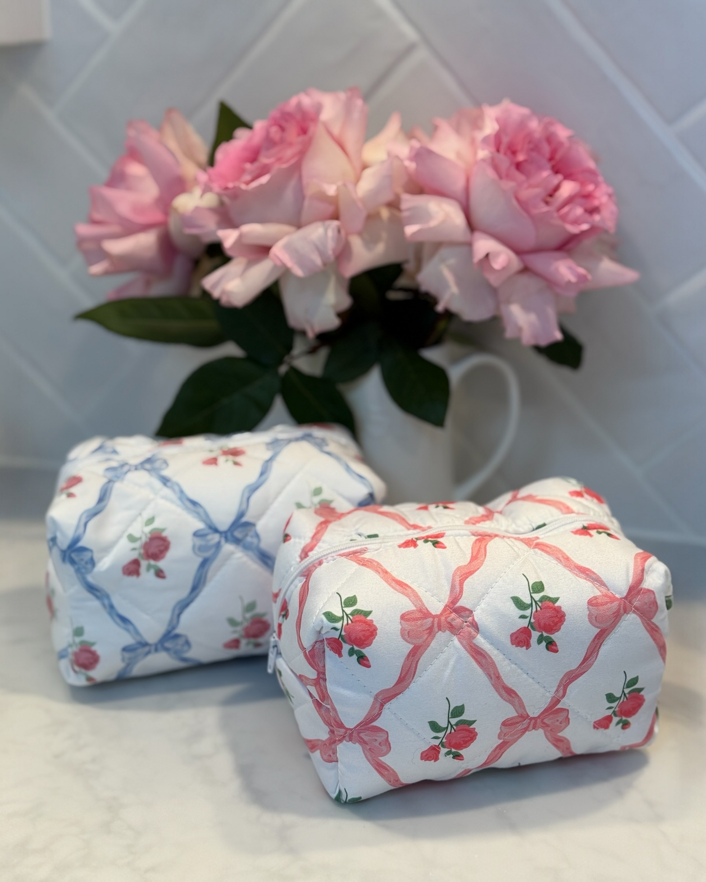 QUILTED ZIP-UP POUCH
