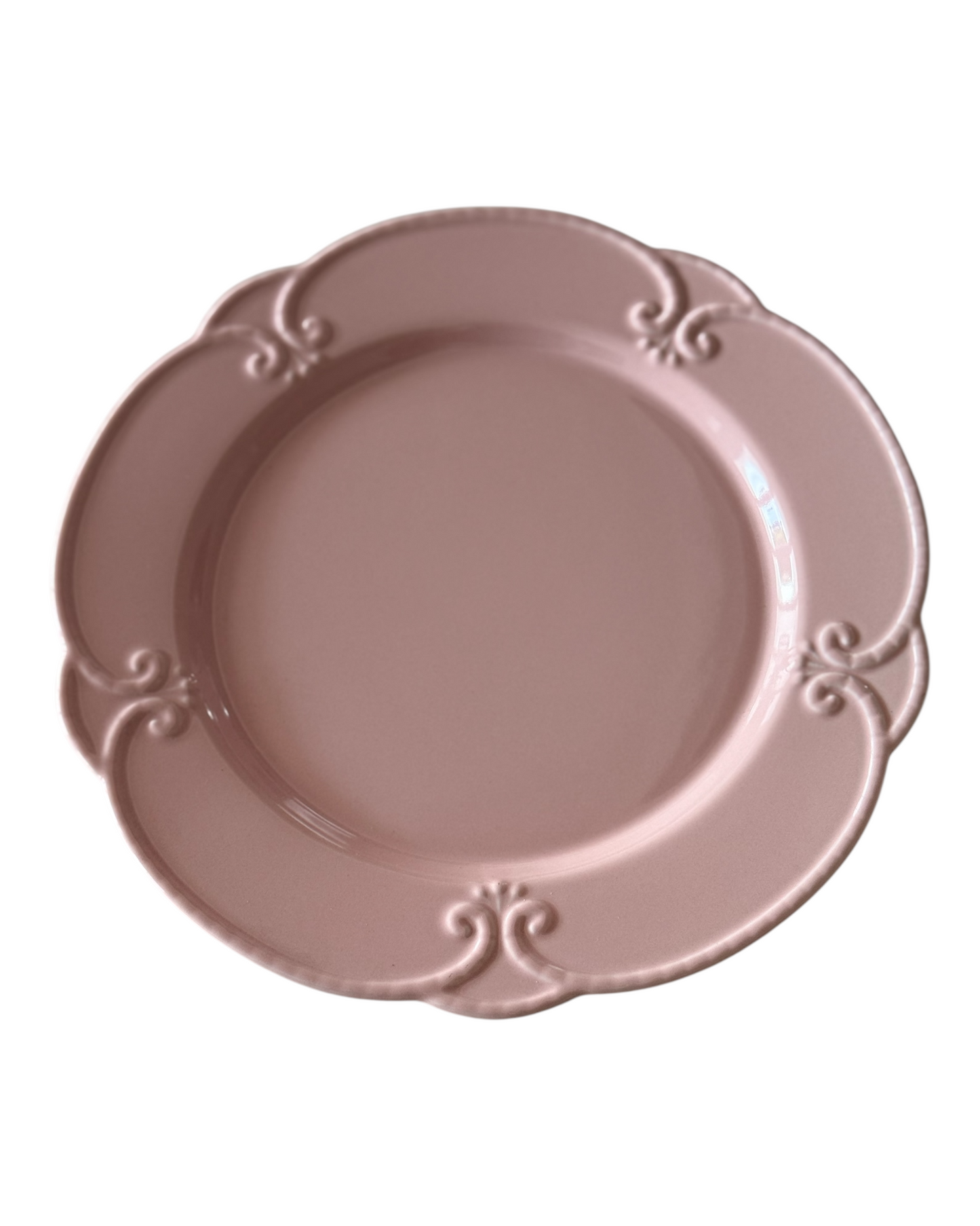 PINK DINNER PLATE VIVIENNE COLLECTION (50% Discount applied at checkout)