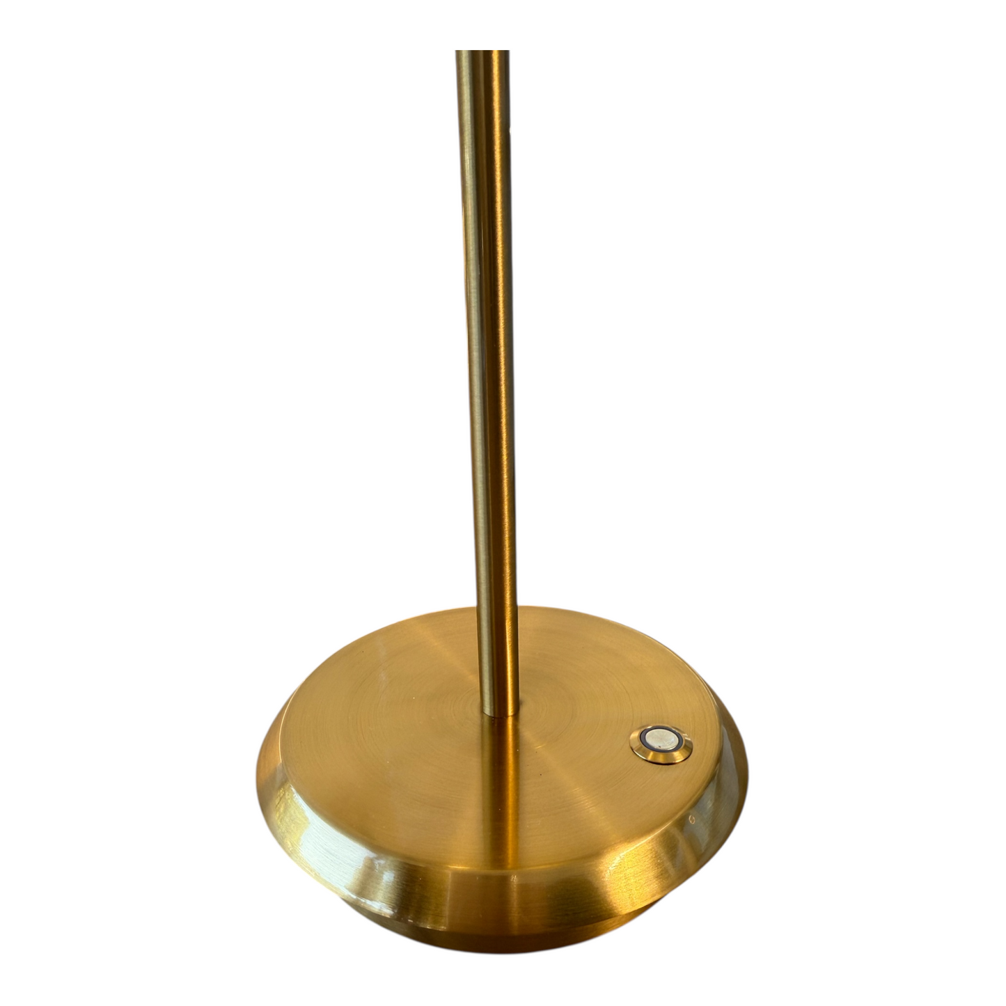 BRUSHED GOLD TABLE LAMP RECHARGEABLE BASE
