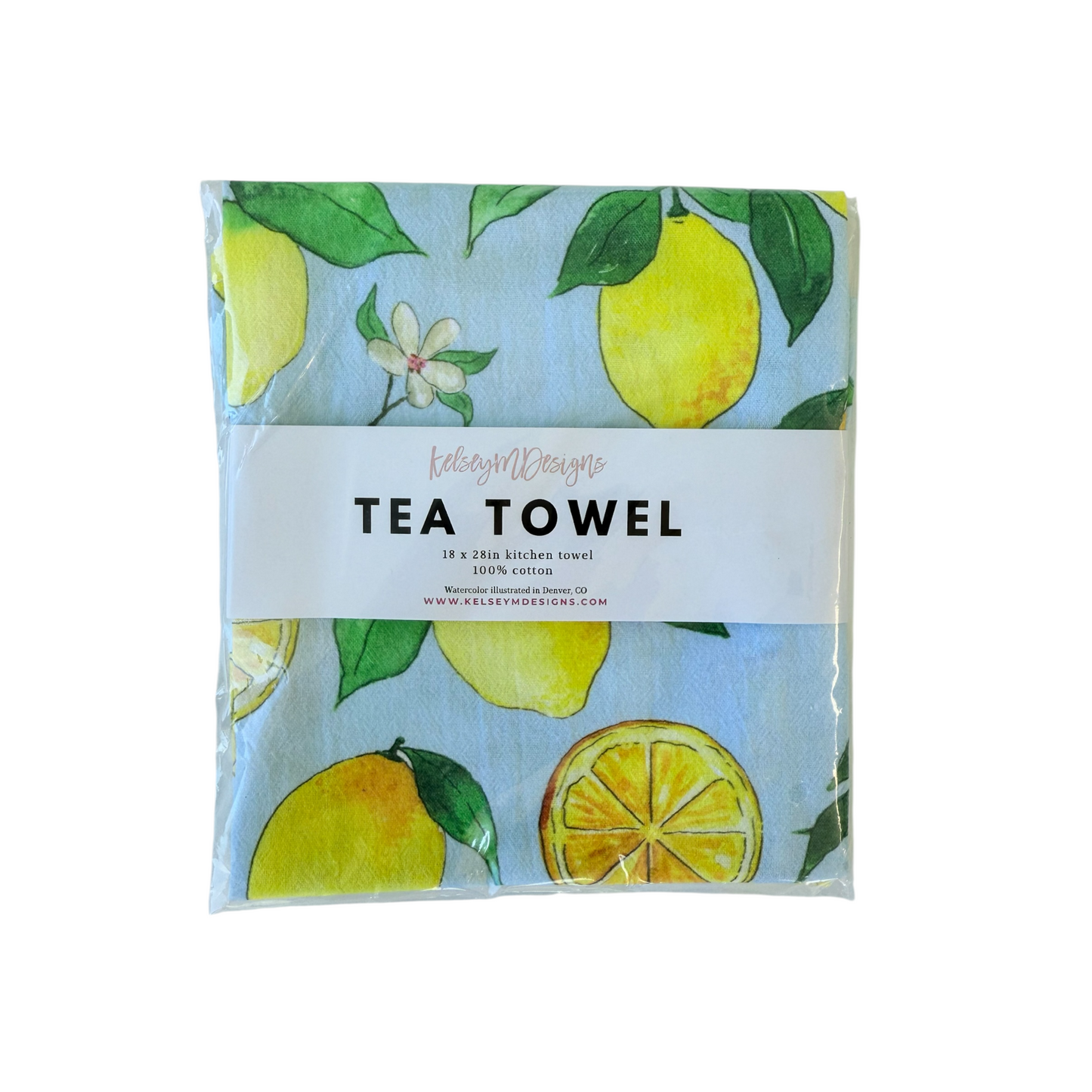 LEMONS KISSES TEA TOWEL
