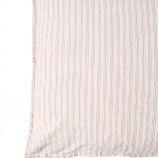 Charlotte Pink Ticking Cushion