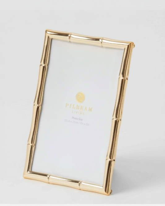 GOLD BAMBOO PHOTO FRAME 4"x 6"