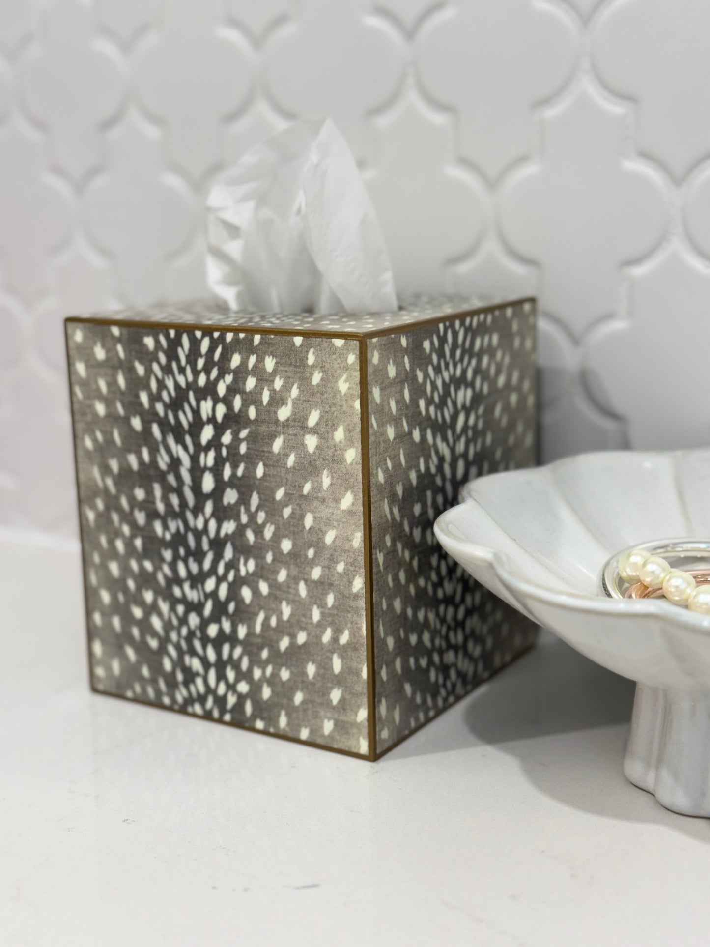 Luxe Tissue Box Cover | Handcrafted | Multiple Designs