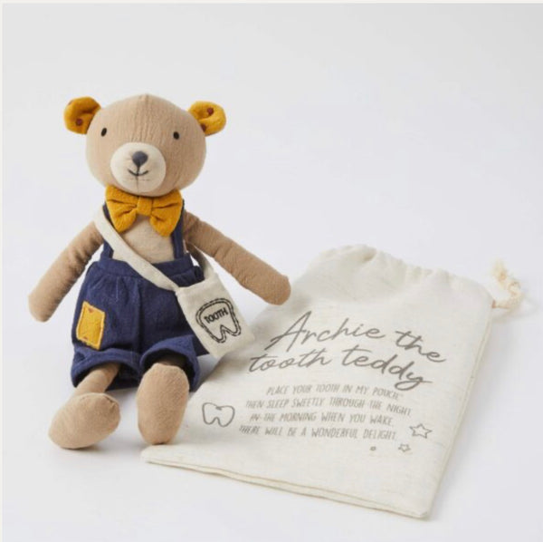 Archie the Tooth Teddy – Maison Fleur Chloe