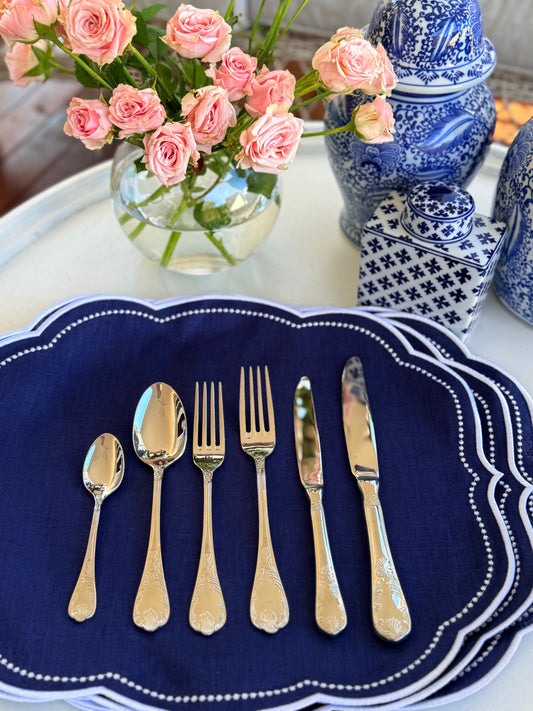 MAISON SILVER CUTLERY SET (20 PIECE SET)  (50% Discount applied at checkout)