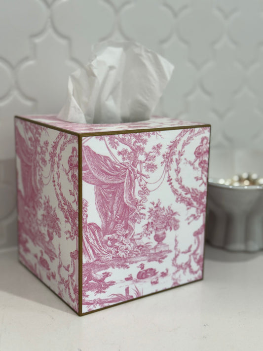 Luxe Tissue Box Cover | Handcrafted | Multiple Designs