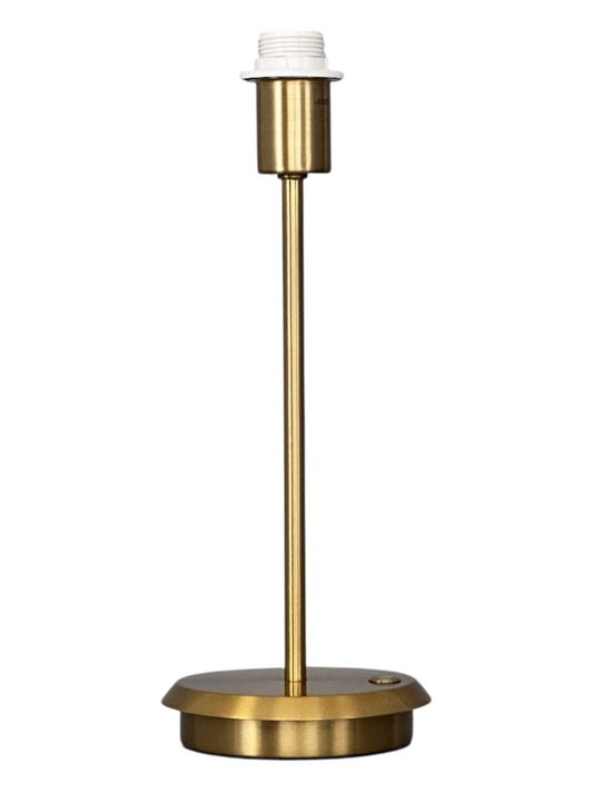 BRUSHED GOLD TABLE LAMP RECHARGEABLE BASE