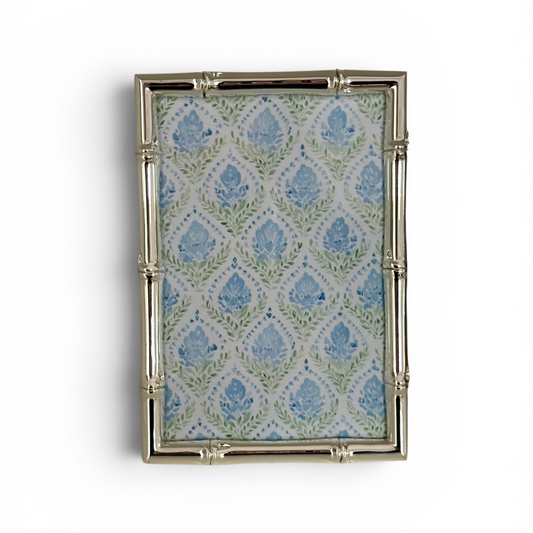 Silver Bamboo Photo Frame | 4×6” | Maison Fleur Chloé