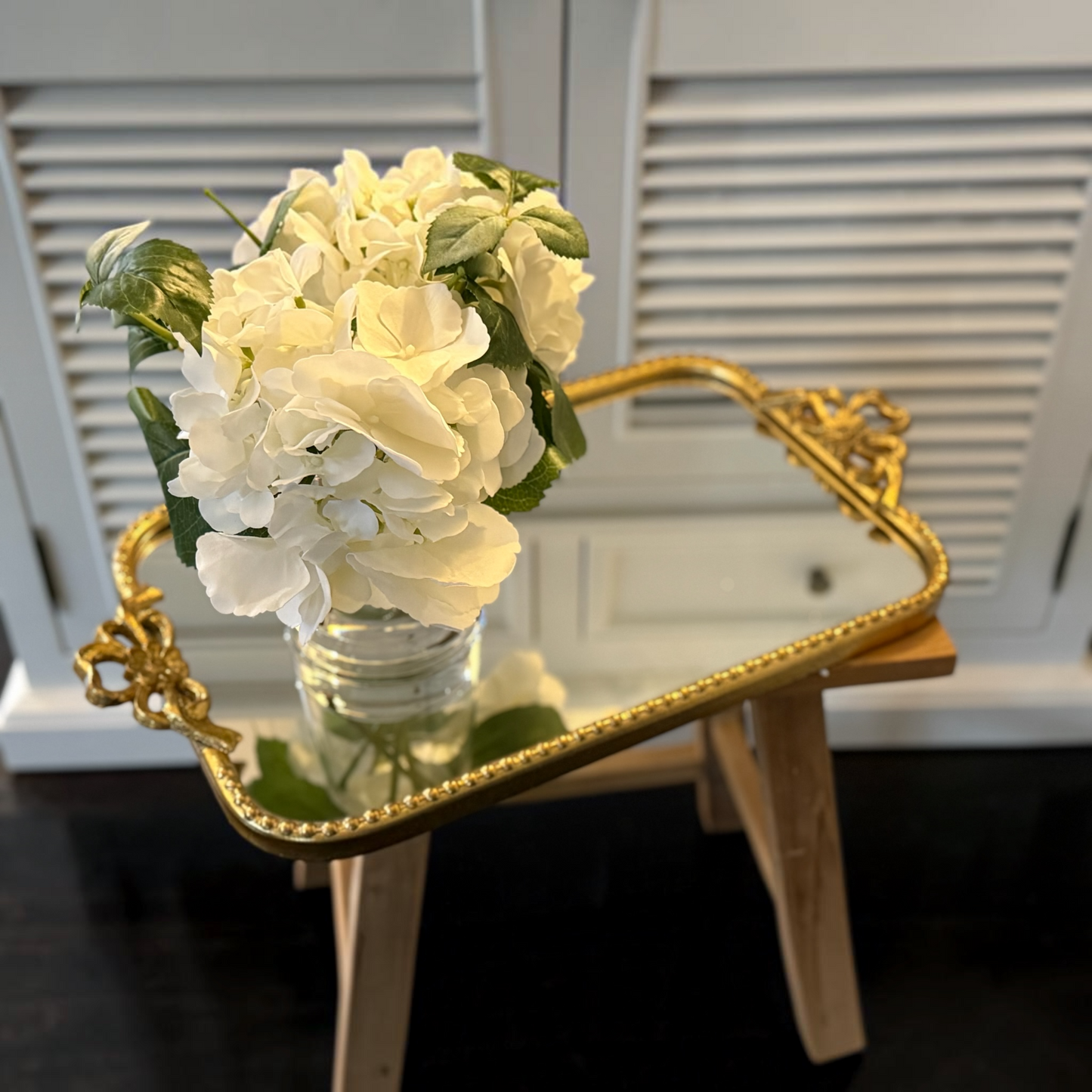The Luxe Bow Mirror Tray