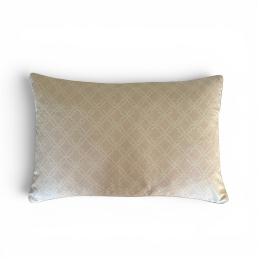 40 x 60cm Pink Lattice Cushion Cover