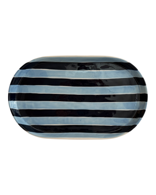 STRIPE SERVING PLATTER