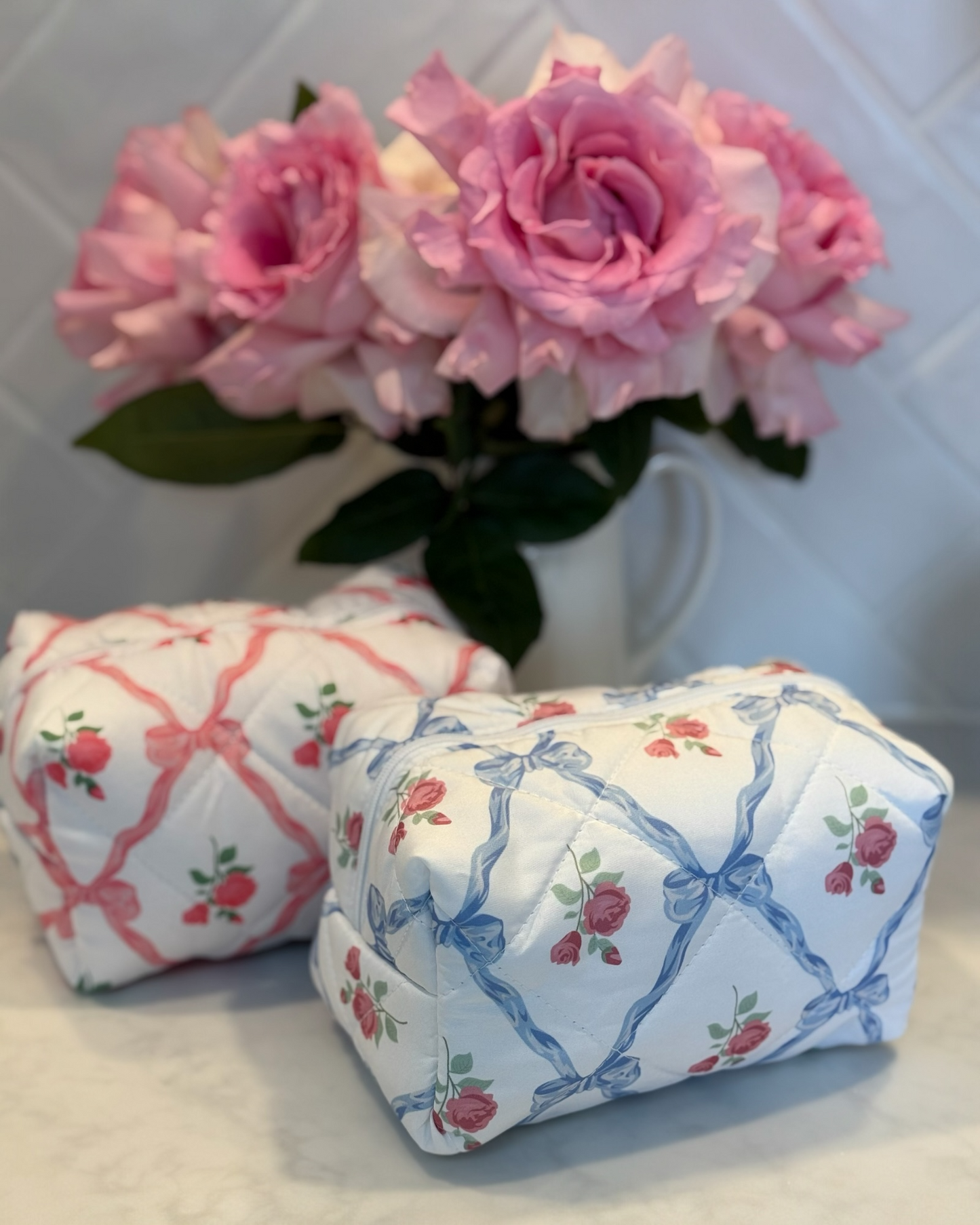 QUILTED ZIP-UP POUCH