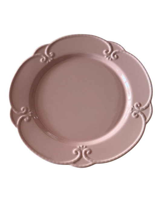 PINK DINNER PLATE VIVIENNE COLLECTION  (50% Discount applied at checkout)