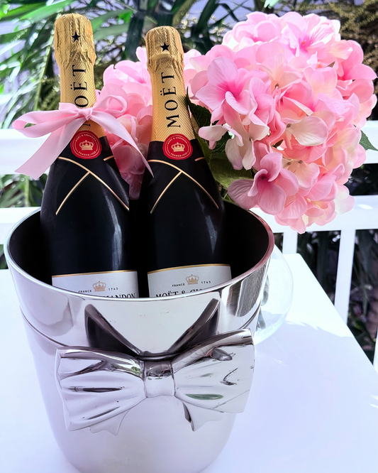 SILVER BOW ICE BUCKET