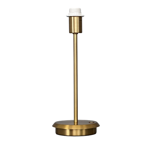 BRUSHED GOLD TABLE LAMP RECHARGEABLE BASE