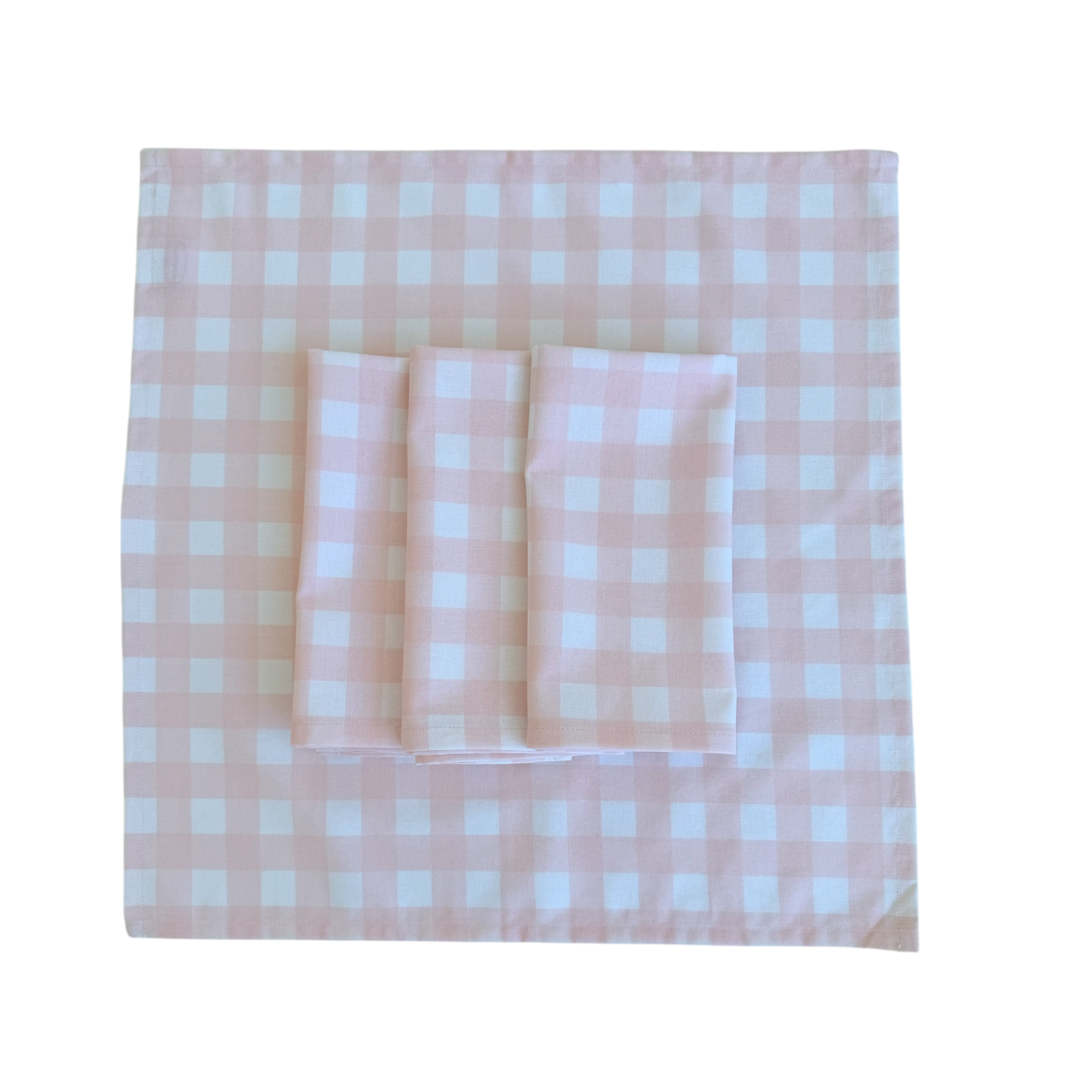 STRAWBERRY SHORTCAKE GINGHAM NAPKINS (SET OF 4)