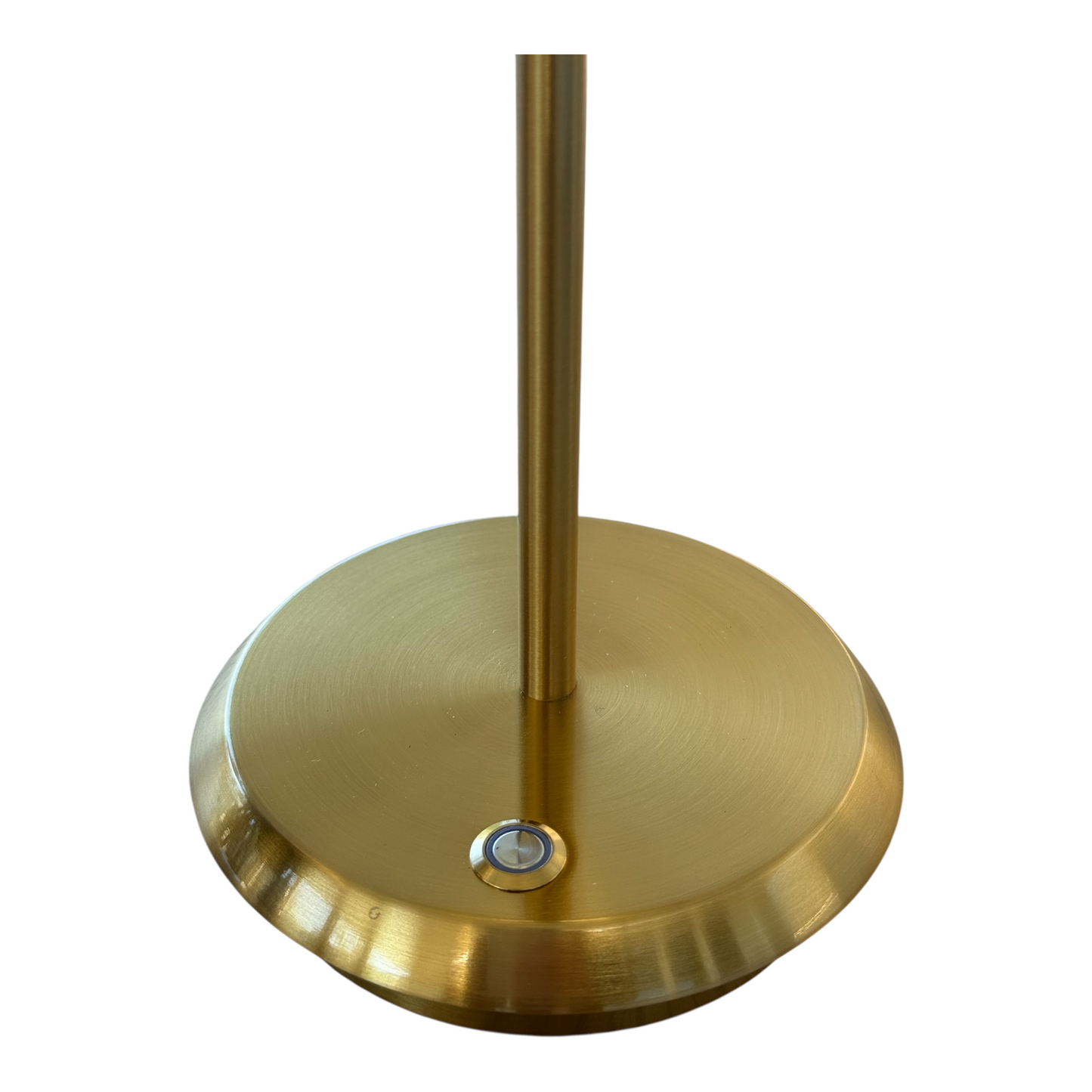 BRUSHED GOLD TABLE LAMP RECHARGEABLE BASE