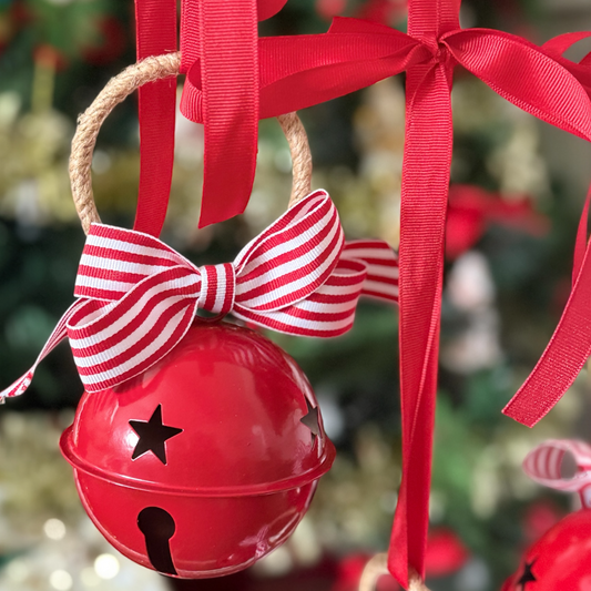 Holiday Jingle Bell  – Red or White (8.5 cm)