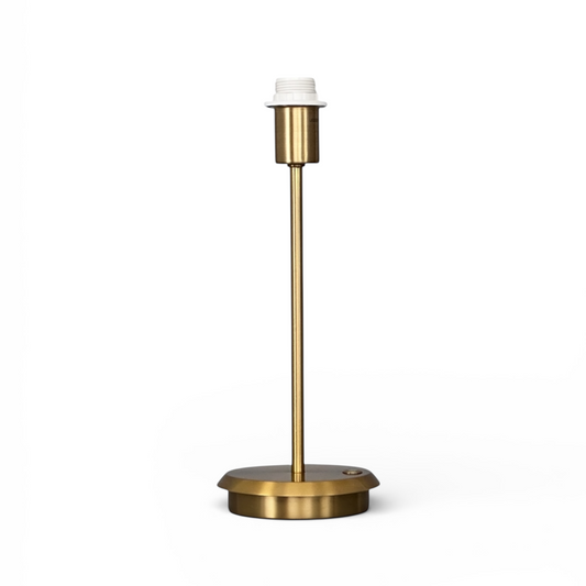 BRUSHED GOLD TABLE LAMP RECHARGEABLE BASE