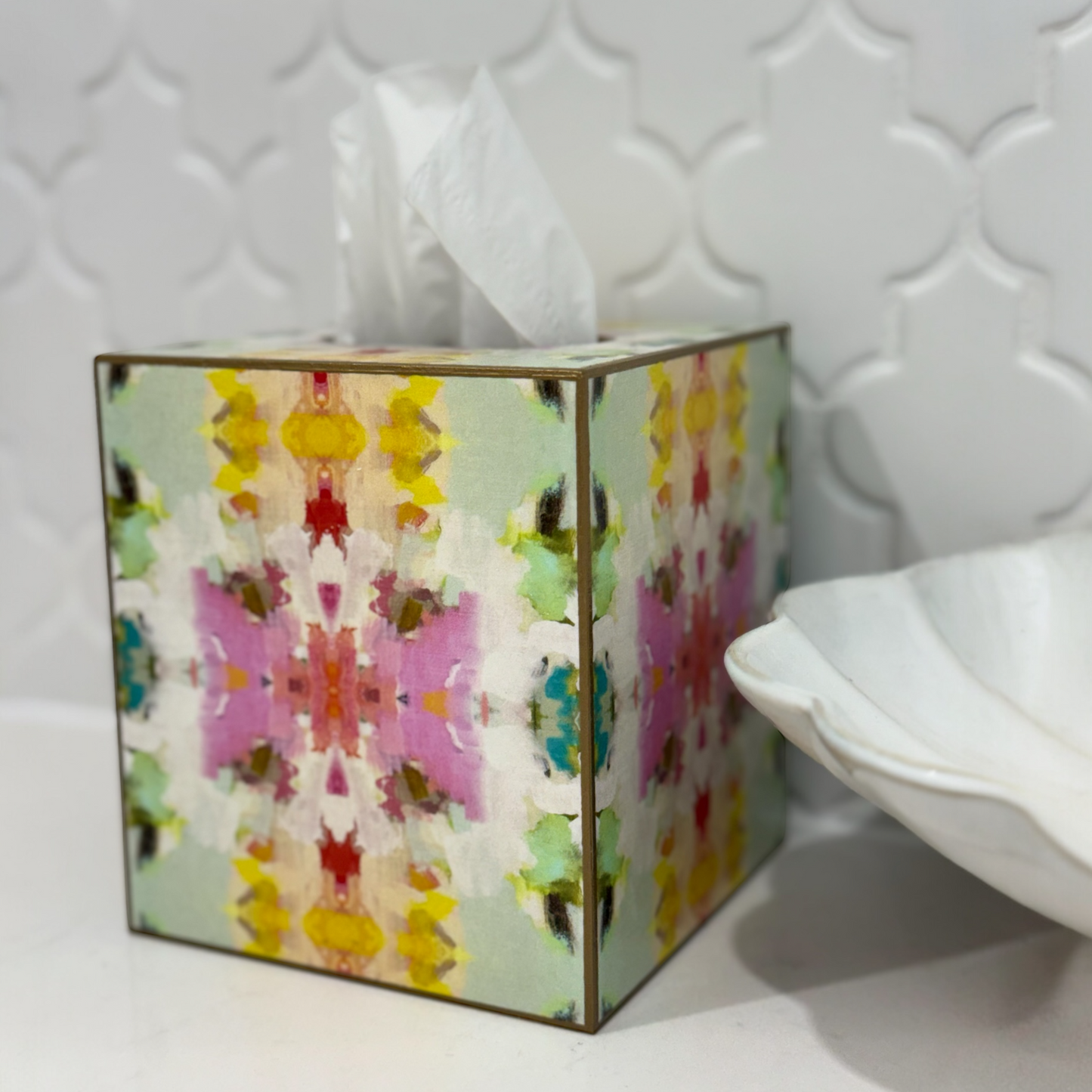 Luxe Tissue Box Cover | Handcrafted | Multiple Designs
