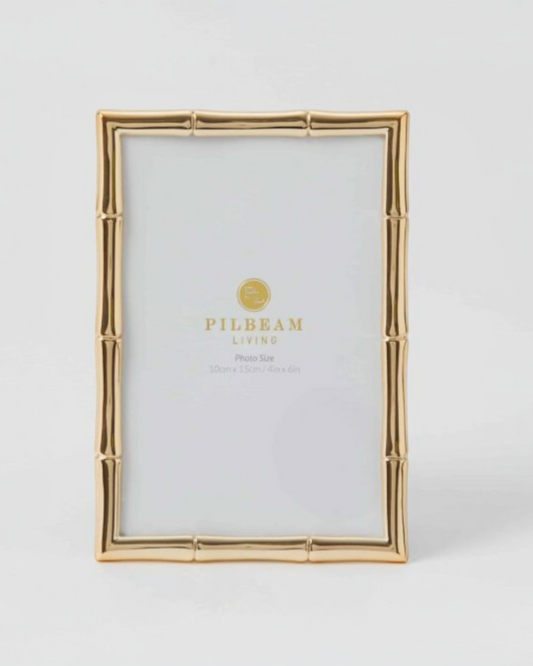 GOLD BAMBOO PHOTO FRAME 4"x 6"